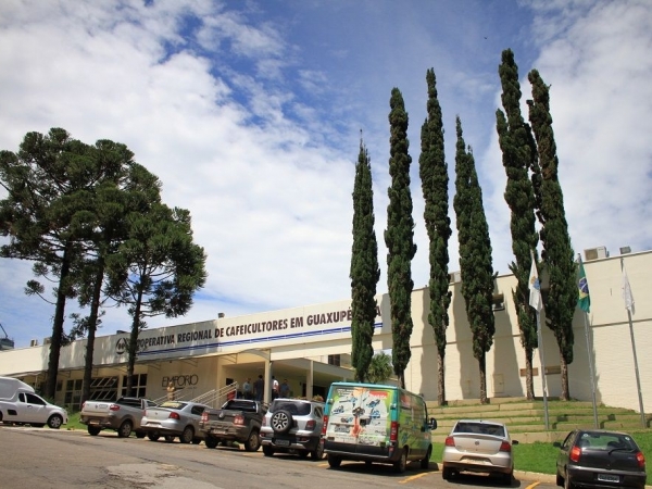 Cooxupé registra em sua história a maior distribuição aos cooperados. Matriz da cooperativa está instalada em Guaxupé (MG). Foto: Divulgação