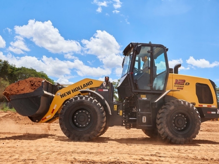 Ventilador reversível agora é de série na New Holland Construction 12D EVO
