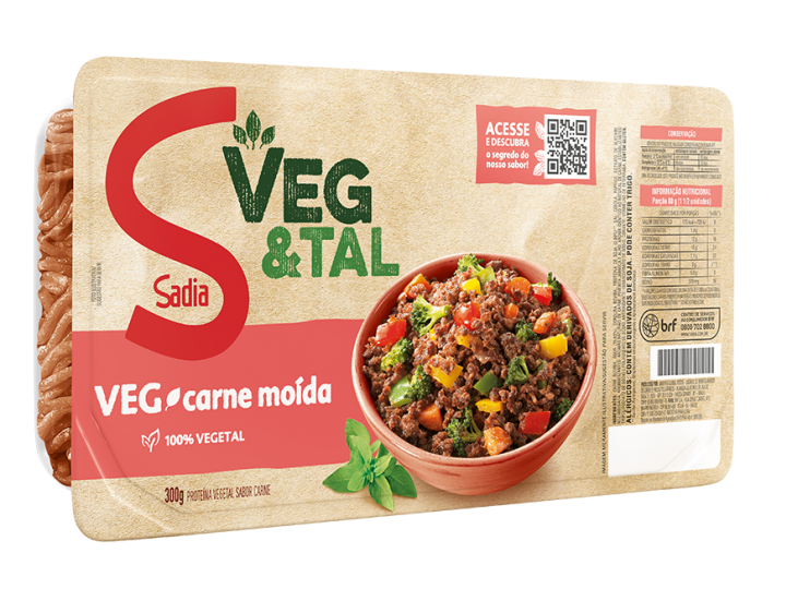 Sadia amplia linha Veg&Tal e lança kibe e carne moída à base de plantas 
