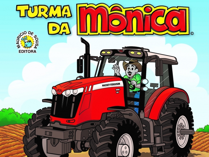 Massey Ferguson lança revista da Turma da Mônica sobre a evolução da agricultura no Brasil