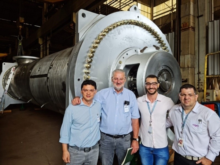 Raízen recebe maior peça para a operação de E2G e chega a 50% das obras na planta de Guariba (SP)