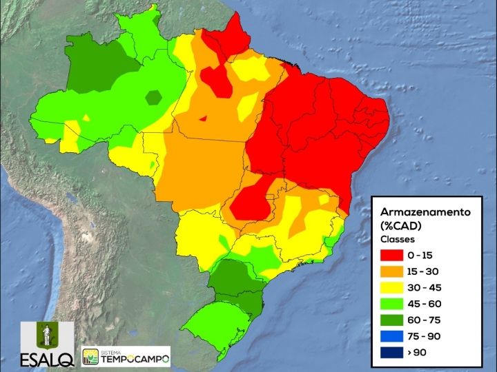 Sistema TEMPOCAMPO divulga boletim de outubro