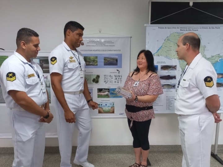 Instituto de Pesca oferece treinamento à Marinha do Brasil