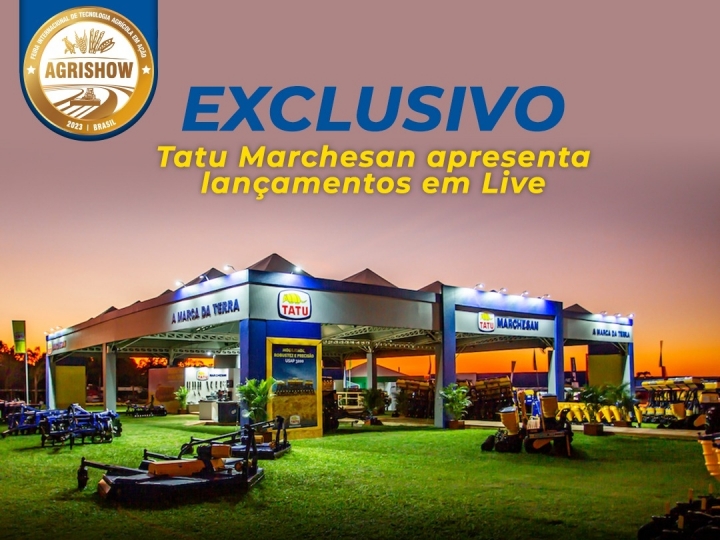 Tatu Marchesan estreia sua linha de pulverizadores na Agrishow 2023